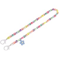 GROOMY Cordón- Candy Colorido Flor Mascarilla Titular Cordón Cadena de acrílico Collar de gafas-10